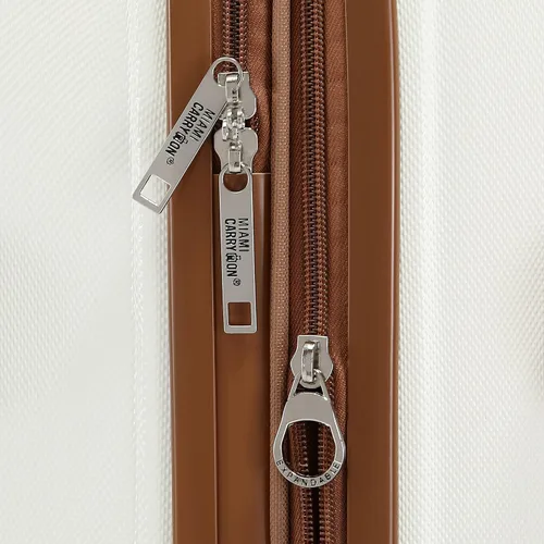 Miniatura 5 de Miami CarryOn Collins - Juego de equipaje giratorio expandible de 3 piezas, Blanco, Collins