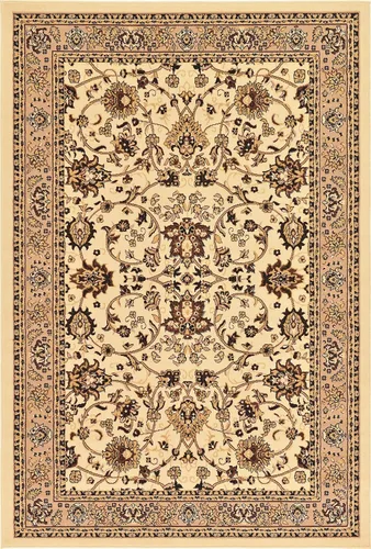 Miniatura 11 de Unique Loom colección Sialk Hill - Alfombra de área Washington (6' 1" x 9' Rectángulo, color marfil/negro)