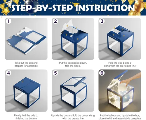 Miniatura 7 de Decoraciones de graduación 2026: juego de 86 piezas de suministros de decoración para fiesta de graduación, incluye cuerdas de luz LED, cajas