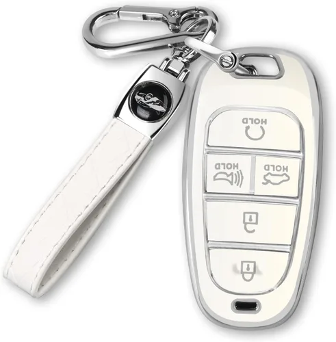 Miniatura 9 de MILD EAST Funda para llavero Hyundai para Hyundai Sonata Santa fe Tucson Smart 5 botones 2024 2023 2022 2021