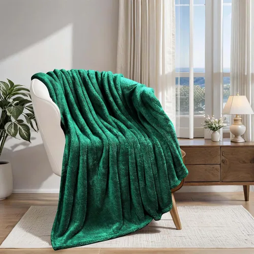Miniatura 49 de Superior Manta Clásica de Forro Polar Sólido, Gruesa, Acogedora, Mantas Cálidas, Ropa de Cama y Manta de Sofá de Felpa Suave Aterciopelada, Linda