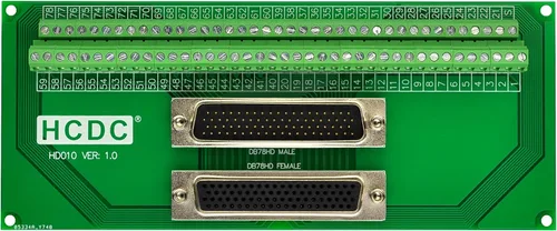 Miniatura 8 de D-SUB Módulo de interfaz de bloque de terminales de placa de ruptura macho-hembra (DB9)