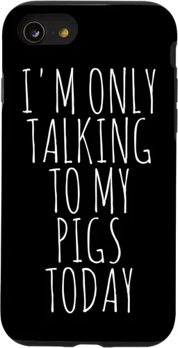 Miniatura 13 de iPhone 14 I'm Only Talking To My Pigs Today Case