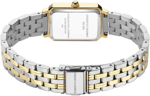 Miniatura 3 de Roberto Marino RM1982 Reloj de Lujo para Mujer Rectangular en Oro Movimiento de Cuarzo Japonés, Diseño Vintage de Acero Inoxidable, Esfera