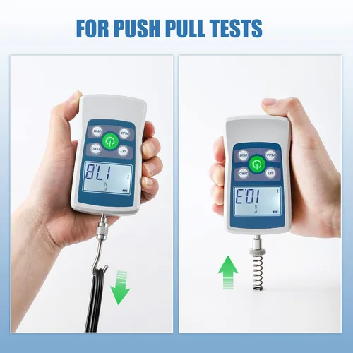 Miniatura 6 de BAOSHISHAN Medidor de fuerza digital 100N Push Pull Gauge 100N/22LB/22.0 lbs/360Oz Gatillo Pull Gauge con 4 unidades de almacenamiento portátil