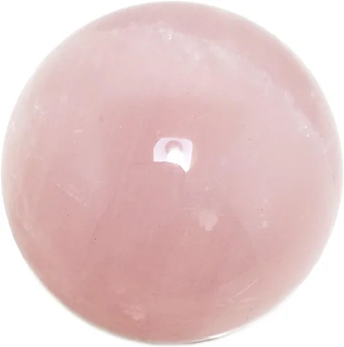 Miniatura 4 de Polar Jade Bola de cristal de cuarzo rosa - Esfera de cristal rosa de 1.6 pulgadas para meditación, Feng Shui, curación de chakras, adivinación