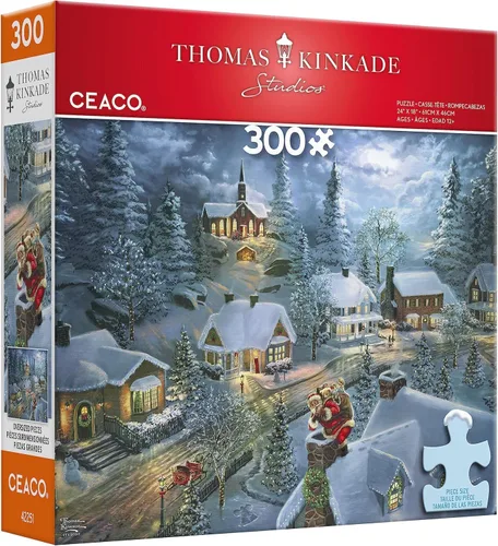Miniatura 3 de Ceaco - Navidad - Noche Silenciosa de Santa - Rompecabezas de 300 Piezas