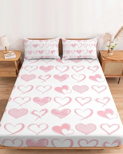 Miniatura 11 de Sábanas bajeras de bolsillo profundo de hasta 16 pulgadas, funda de colchón suave de Halloween con 1 funda de almohada decorativa para dormitorio