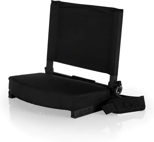 Miniatura 8 de PICNIC TIME NCAA Georgia Bulldogs Gridiron - Asiento de estadio, ligero, silla plegable portátil para gradas y bancos, (negro)