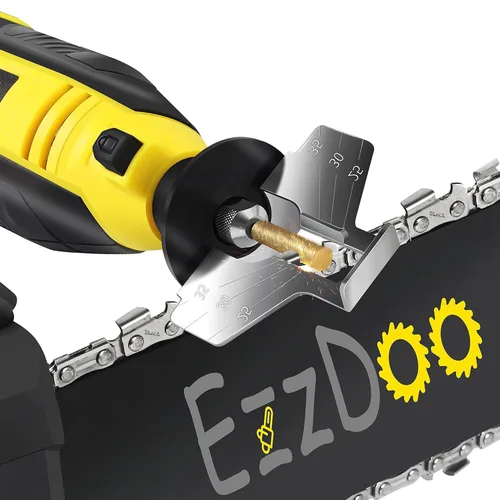 Miniatura 4 de EzzDoo Brocas afiladoras de motosierra recubiertas de titanio, ruedas de afilado de alta dureza para afiladores eléctricos de motosierra