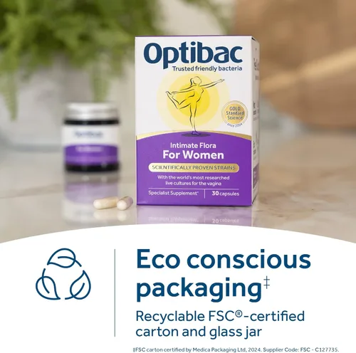 Miniatura 8 de For Women - Probiótico vegano para apoyar la flora de la vagina y la salud del tracto urinario, 2.5 mil millones de UFC - 30 cápsulas