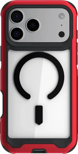 Miniatura 25 de Ghostek Atomic Slim - Funda protectora para iPhone 15 Pro Max, compatible con accesorios MagSafe, marco de metal de aluminio, funda de teléfono