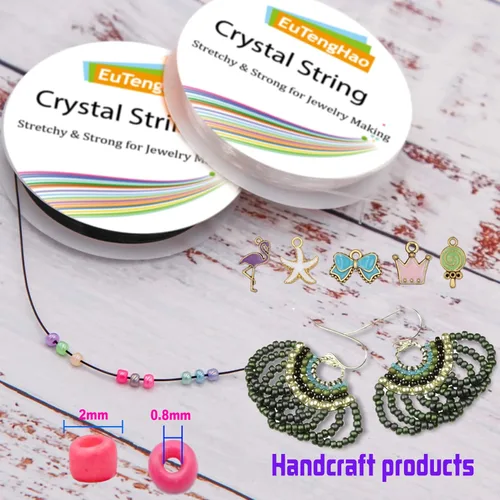 Miniatura 4 de EuTengHao 15646 cuentas de semillas de poni de 0.079 pulgadas (0.079 in) cuentas de vidrio para la cintura con dijes, accesorios de joyería, pinzas