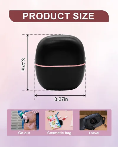 Miniatura 7 de Mini alisador de pelo, recargable, inalámbrico, portátil, alisador de pelo de 3 velocidades, temperatura de viaje, para mujeres, hogar y viajes