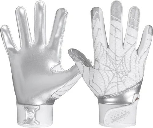 Miniatura 7 de AIGEVTURE Guantes de fútbol para jóvenes, guantes receptores para niños, guantes de fútbol adhesivos para niños y niñas
