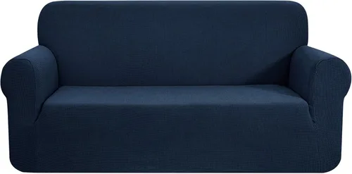 Miniatura 45 de CHUN YI - Funda elástica de 1 pieza para sillón grande, funda protectora suave de Jacquard con elastano, detalle de cuadros y parte inferior