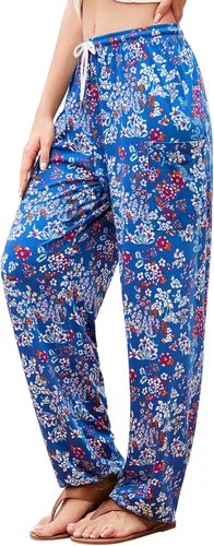Miniatura 9 de QIANXIZHAN - Pantalones harem para mujer, pantalones palazzo hippie, joggers bohemios con bolsillos, ropa de yoga