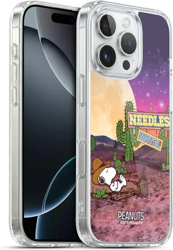 Miniatura 169 de Head Case Designs Funda de gel con licencia oficial de Peanuts Nebula Cactus Needles Snoopy Space Cowboy [protección de grado militar] compatible
