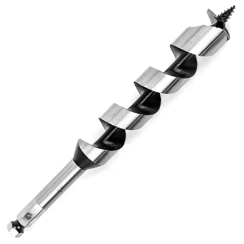 Miniatura 26 de Broca de taladro de 1-1/2 pulgadas x 9 pulgadas para madera, vástago hexagonal de 1-1/2 pulgadas, broca larga para madera suave y dura, plástico