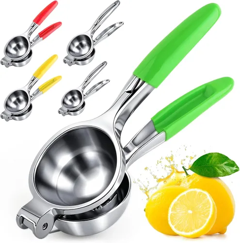 Miniatura 10 de Lemon Squeezer Large, Lemon Squeezer Juicer Stainless Steel, Heavy Duty Manual Citrus Juicer Hand Press, Kitchen Tools Lime Squeezer Bar Tool, Easy