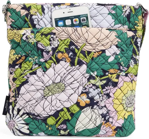 Miniatura 5 de Vera Bradley Triple Zip Hipster Crossbody Purse, Cotton