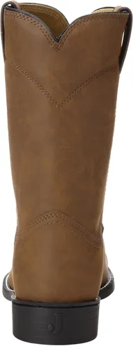 Miniatura 3 de Justin Boots Hombres Temple Redondo Toe Casual Botas Mid Calf - Negro