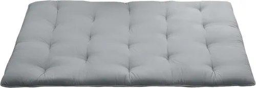 Miniatura 11 de IDEALHOUSE Colchón de futón japonés, colchón de suelo para dormir, almohadilla plegable gruesa y enrollable y tapete de tatami para dormitorio