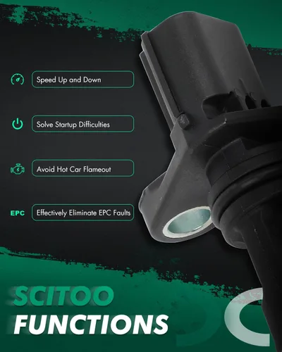 Miniatura 6 de SCITOO Sensor de manivela Sensor de posición del cigüeñal Compatible con Honda Odyssey Accord para Acura RDX 37500R40A01 PC813