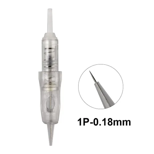 Miniatura 2 de Guapa Agujas de cartucho de maquillaje permanente, agujas desechables para tatuaje, 1P 3P, se adapta a la máquina de maquillaje permanente