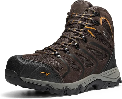 Miniatura 12 de NORTIV 8 Botas de trabajo impermeables para hombres botas de construcción de seguridad con punta de acero ARMADILLO-STL