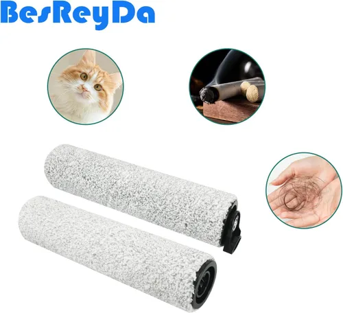Miniatura 4 de 4 juegos de filtros HEPA de repuesto iFloor 3 y rollos de cepillo compatibles con iFloor 3 y Floor One S3 aspiradora inalámbrica en seco y húmedo