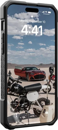 Miniatura 8 de URBAN ARMOR GEAR UAG - Funda compatible con iPhone 15 Pro Max de 6.7 pulgadas, Monarch Pro negro, imán integrado compatible con carga MagSafe, funda