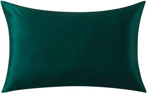 SLPBABY - Funda para almohada de seda para el cuidado del cabello y la piel con estampado y cremallera oculta (tamaño estándar, 20 x 26 pulgadas,