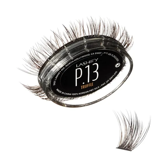 Miniatura 24 de Lashify Plushy - Pestañas postizas de 10 mm de gasa en negro, pestañas falsas fáciles de hacer DIY para un aspecto voluminoso pero aún natural