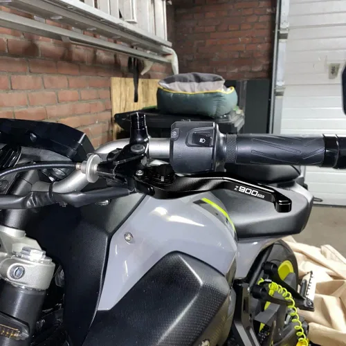 Miniatura 2 de Palancas de embrague de freno corto para motocicleta compatibles con K.awasaki Z900RS 2018 2019 2020 2021 2022 2023 2024 2025 Manetas delanteras