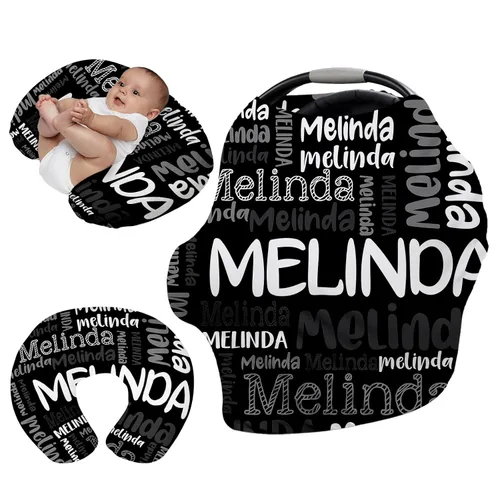 Miniatura 24 de Funda de asiento de automóvil personalizada para bebés, funda de asiento de automóvil multiusos con nombre, fundas de asiento de automóvil, regalos
