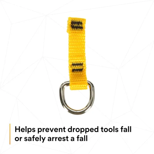 Miniatura 4 de 3M DBI-SALA Protección contra caídas para herramientas, 1500003, punto de fijación con un solo anillo en D, 05 x 225 pulgadas, en un extremo