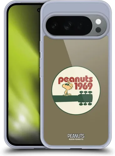 Miniatura 448 de Head Case Designs Funda de gel Woodstock 50th con licencia oficial de Peanuts Snoopy Guitar 1969 [protección de grado militar] compatible