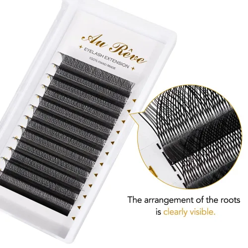 Miniatura 4 de Extensiones de pestañas YY, extensiones de pestañas Y, rizo D, 0.003 in, 0.472 in, bandeja mixta en forma de Y, volumen 4D, pestañas postizas de uso