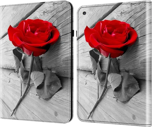 Miniatura 28 de Dteck Funda para iPad mini 5/4/3/2/1, elegante y ligera de cuero sintético tipo folio con cartera, funda inteligente