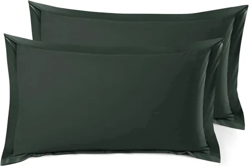 Miniatura 111 de Nestl Juego de 2 fundas tipo sham de almohada suaves - Fundas de almohada de microfibra de doble cepillado - Fundas de almohada de cama premium