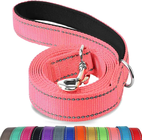Miniatura 13 de Joytale - Correa resistente para perros grandes que tiran, doble asa para control de tráfico, correas reflectantes de doble cara para perros grandes