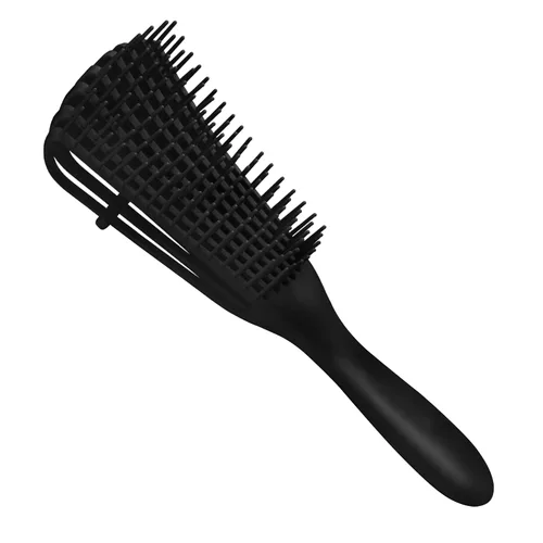 Miniatura 29 de Cepillo para el cabello, cepillo desenredante para cabello afroamericano/africano texturizado 3a a 4c rizado
