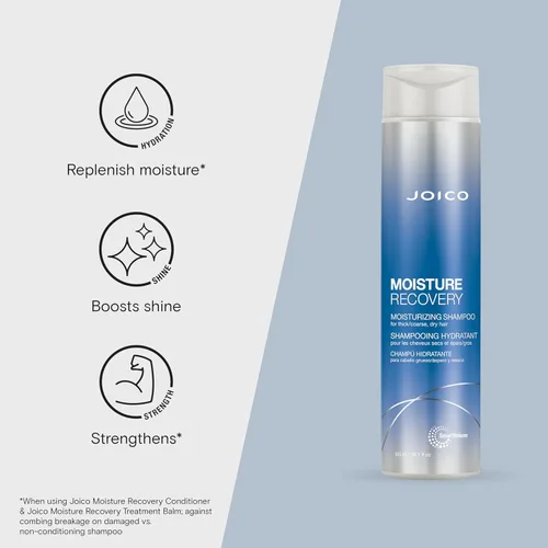 Miniatura 3 de Joico Moisture Recovery Moisturizing Shampoo & Conditioner For Thick, Coarse, Dry Hair Restore Moisture, Smoothness, Strength, & Elasticity