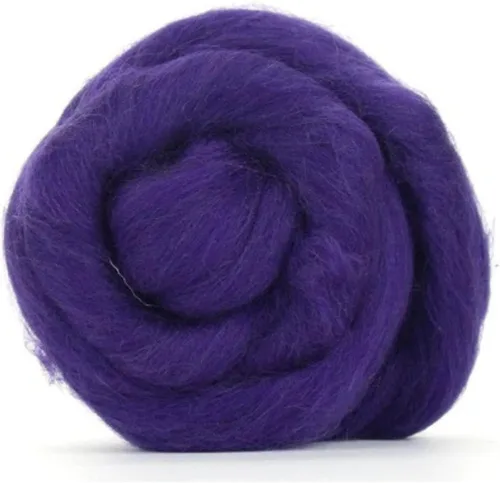 Miniatura 25 de Revolution Fibers Lana Merino para hilar Lana superior peinada Premium 22 micrones, perfecta para proyectos de fieltro, hilado, colgantes