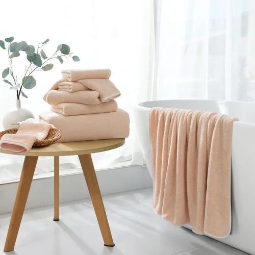Miniatura 3 de Sábana de Baño Extra Grande de 4 Piezas (35"x70") - Sábana de Baño Ultra Suave de Tamaño Grande, Juego de Sábanas de Baño para Baño de Hotel, Sábana