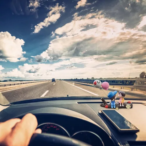 Miniatura 4 de YMIKOOVB34U7FAR-66 - Lindos adornos para el tablero de instrumentos del automóvil, bonita pareja besando a niño y niña, decoración interior del auto
