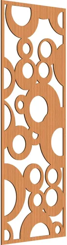 Miniatura 143 de Farwell Paneles de pared decorativos de madera con calado, 13 3/8 pulgadas de ancho x 34 3/8 pulgadas de alto x 1/4 de alto, roble rojo rojo