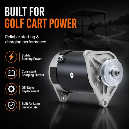 Miniatura 6 de Generador de arranque de 23A 12V para Club Car DS FE290 FE350 1996-2007 carrito de golf 1 año de garantía 1018337-01 101833701CC 15404 G338771