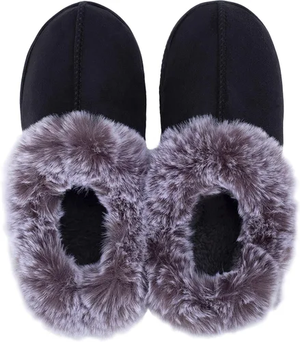 Miniatura 6 de UBXRIN - Zapatos de espuma viscoelástica para mujer cómodos de piel sintética suela de goma antideslizante